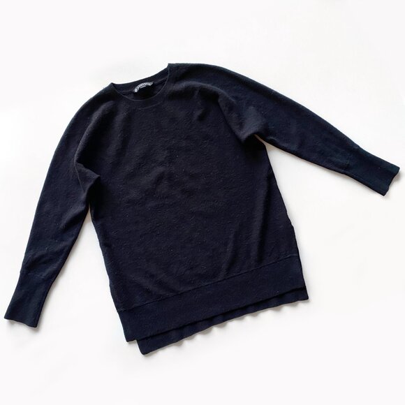 Athleta Women's 100% Cashmere Sweater Size XS Black - Picture 6 of 7
